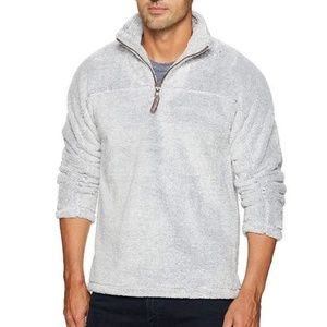 True Grit Luxe Fleece 1/4 Zip Pullover Sweater